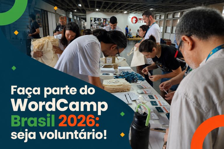 Faça parte do WordCamp Brasil 2026: seja voluntário!