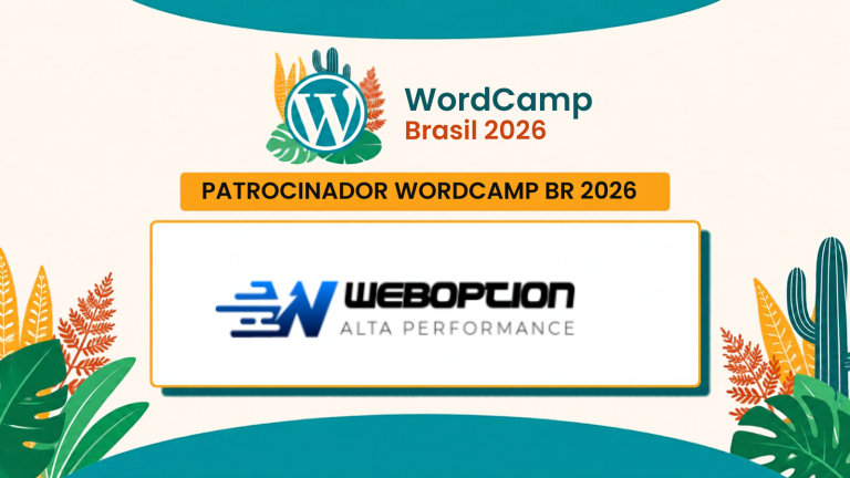 WebOption é patrocinadora do WordCamp Brasil 2026!